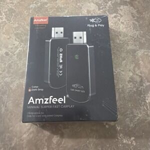Amzfeel Wireless CarPlay Adapter for Apple iPhone iOS 10+ & Cars from 2015+ NEW